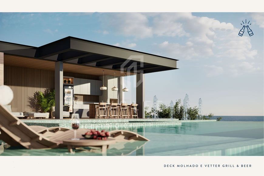 JD1333 - Breeze Tower - Apartamento de 02 suítes com Vista Mar 