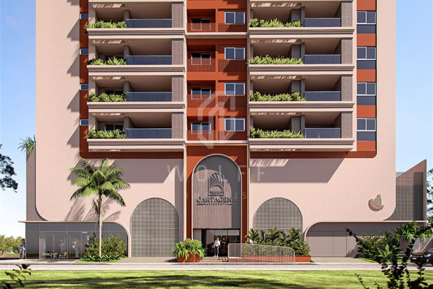JD1352 - Cartagena Residencial - Apartamentos a 150m da Praia 