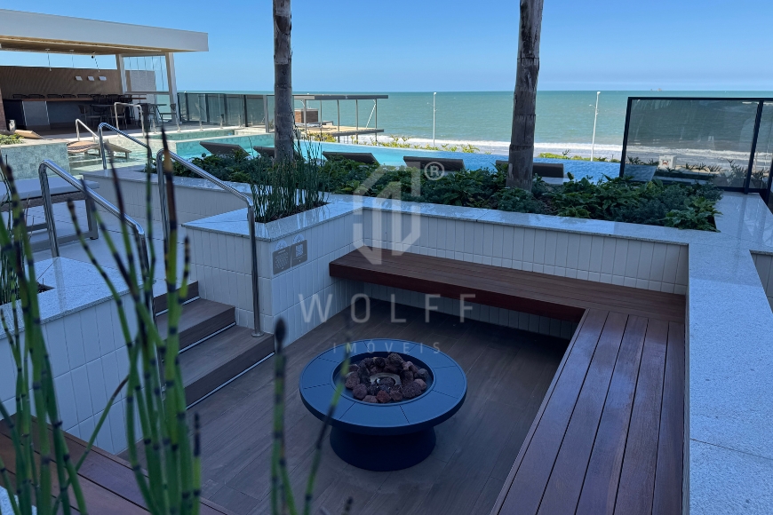 JD1355 - Apartamento Sofisticado com Vista para o Mar