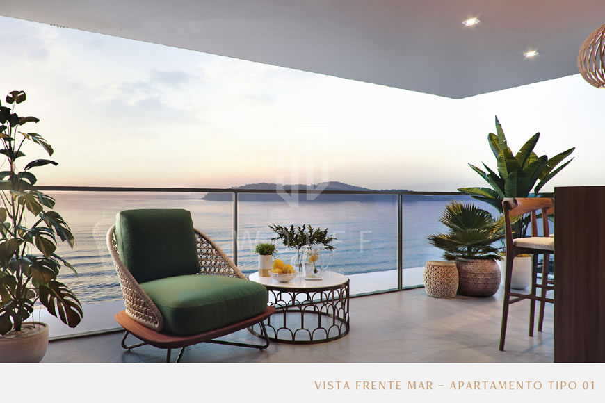 JD1355 - Sunrise Tower - Apartamento Sofisticado com Vista para o Mar