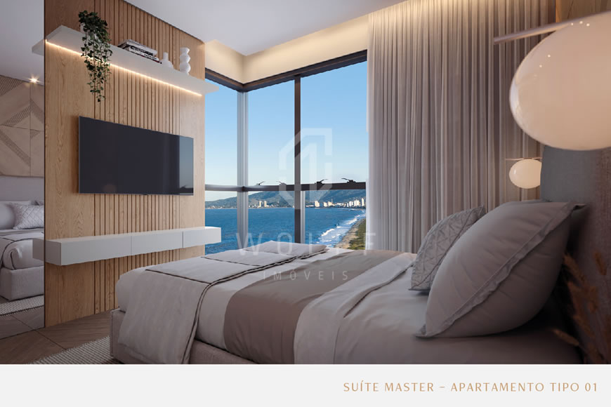 JD1355 - Sunrise Tower - Apartamento Sofisticado com Vista para o Mar