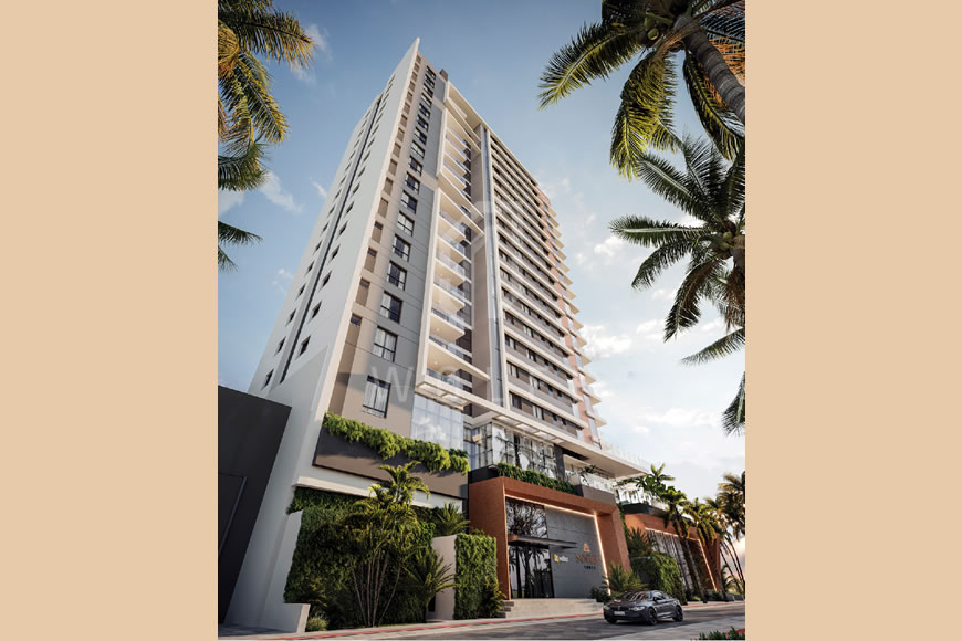 JD1355 - Sunrise Tower - Apartamento Sofisticado com Vista para o Mar