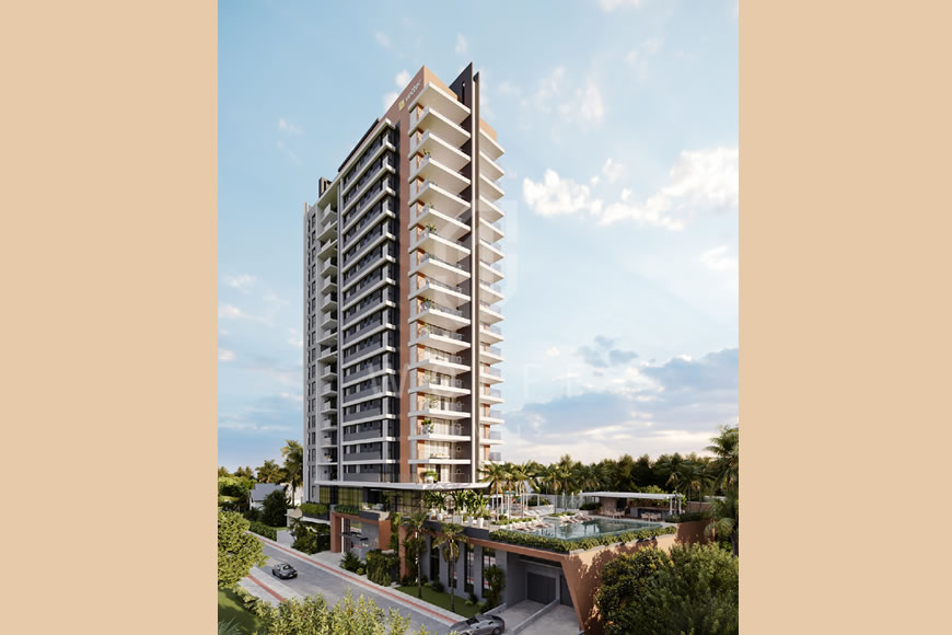 JD1355 - Sunrise Tower - Apartamento Sofisticado com Vista para o Mar