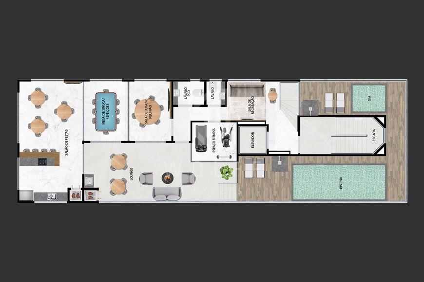 JD1360 - Apartamentos a 280 metros da Praia