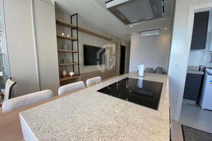 JD1364 - Apartamento Mobiliado com Ótimo Padrão de Acabamento