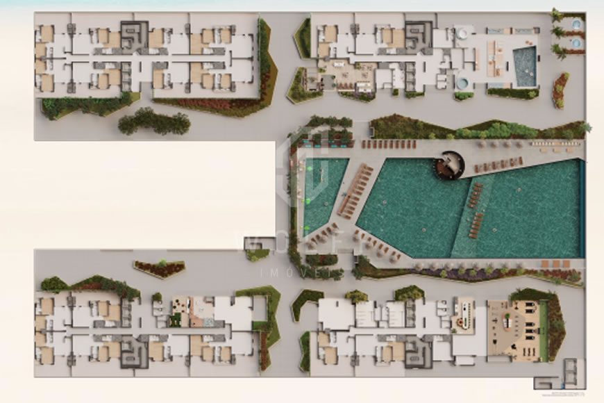 JD1371 - Apartamentos com uma vista incrível