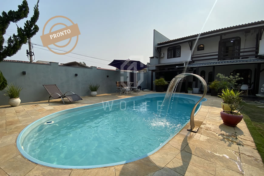 JD1377 - Sobrado Mobiliado com Piscina