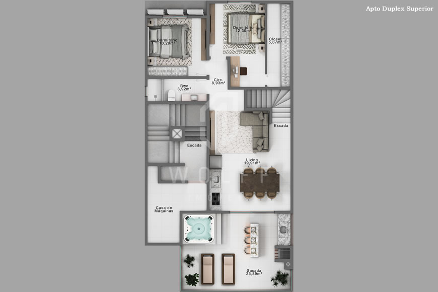 JD1378 - Grant View - Apartamentos com Vista Mar em Itajuba