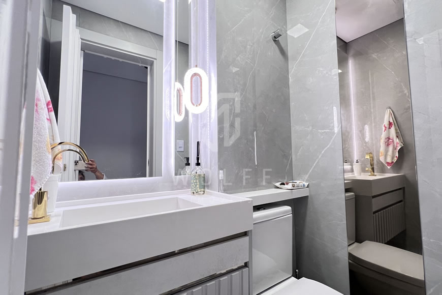 JD1383 - Gran View - Apartamento Finamente Mobiliado 