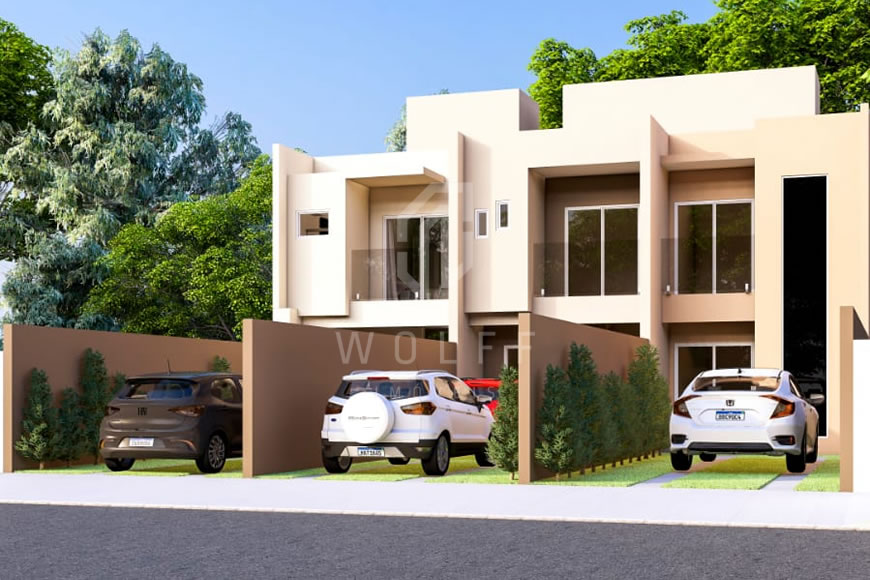 JD1401 - Sobrado Geminado com Ótimo Padrão de Acabamento