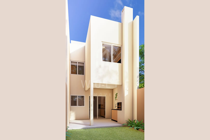 JD1401 - Sobrado Geminado com Ótimo Padrão de Acabamento