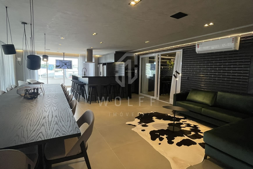 JD1420 - Ocean View - Apartamento com 03 suítes e linda vista mar