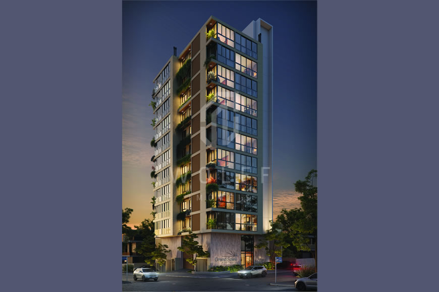 JD1429 - Apartamentos no Centro a 380 metros da praia