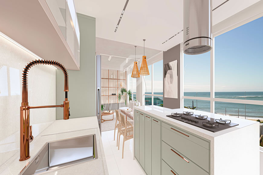 JD1433 - Apartamentos a 50m da Praia no Bairro Itacolomi