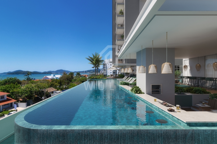 JD1438 - Apartamento com Deslumbrante Vista Mar