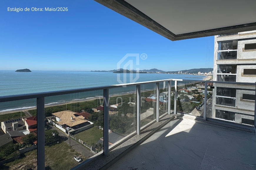 JD1438 - Apartamento com Deslumbrante Vista Mar