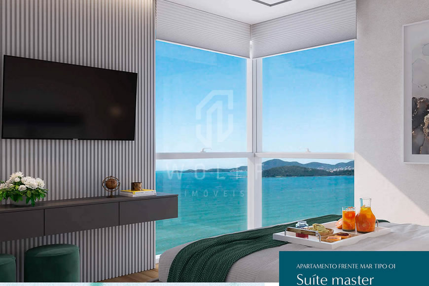 JD1438 - Apartamento com Deslumbrante Vista Mar