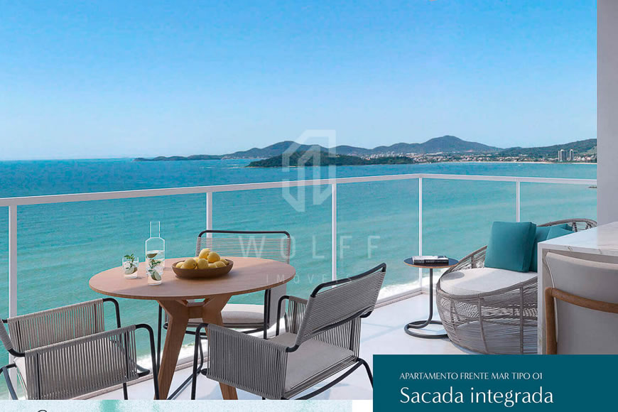 JD1438 - Ocean Park - Apartamento com Deslumbrante Vista Mar