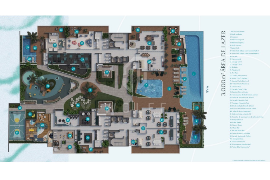 JD1438 - Ocean Park - Apartamento com Deslumbrante Vista Mar