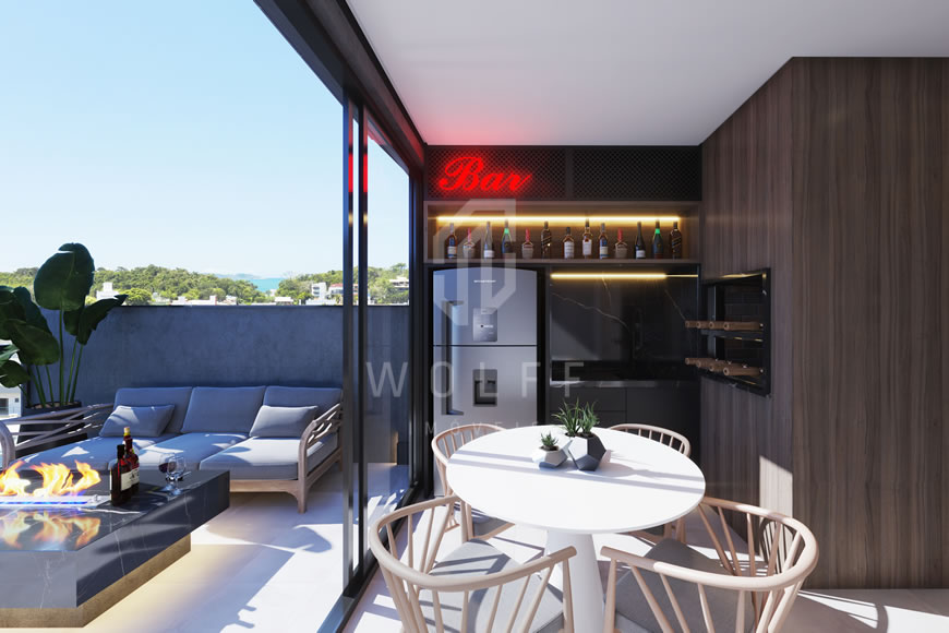 JD1443 - Sobrados Triplex com Vista Mar 