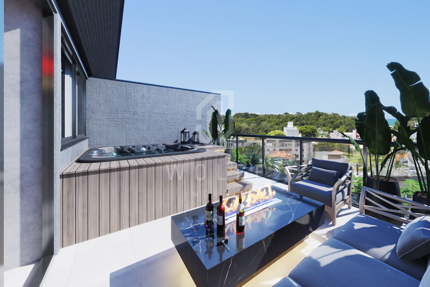 JD1443 - Sobrados Triplex com Vista Mar 