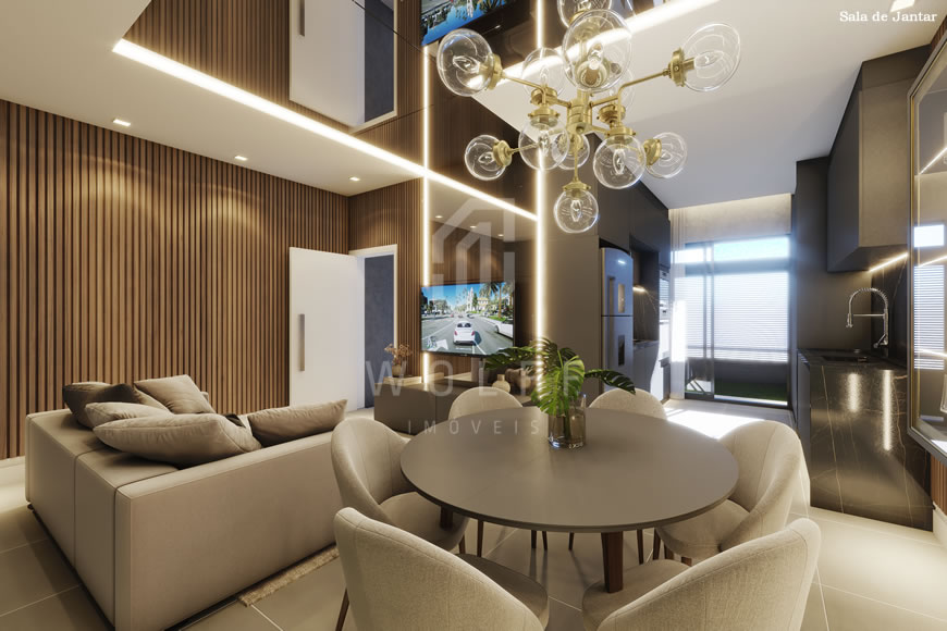 JD1443 - Sobrados Triplex com Vista Mar 