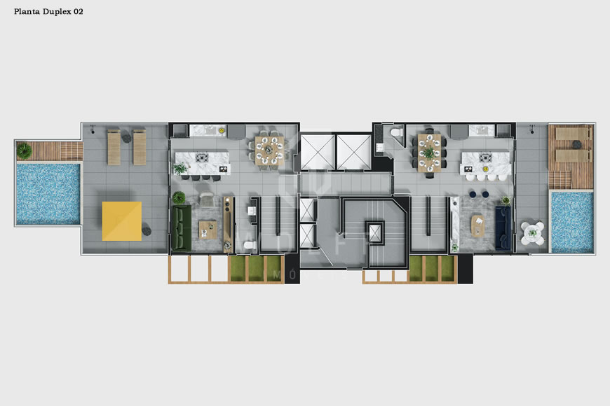 JD1446 - Apartamentos a Poucos Passos do Mar