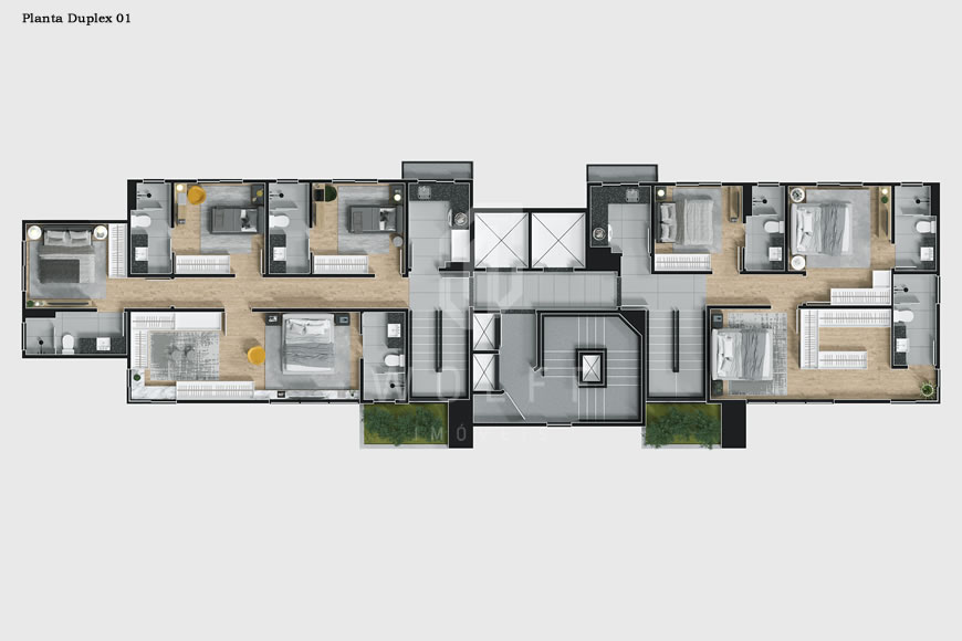 JD1446 - Residencial Malta - Apartamentos Próximo ao Mar