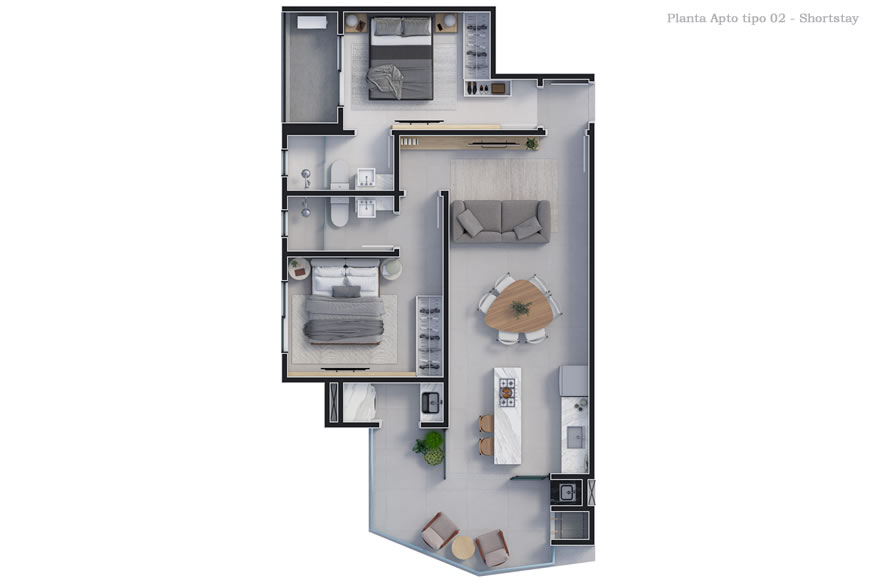 JD1462 - Apartamentos com Projeto Diferenciado