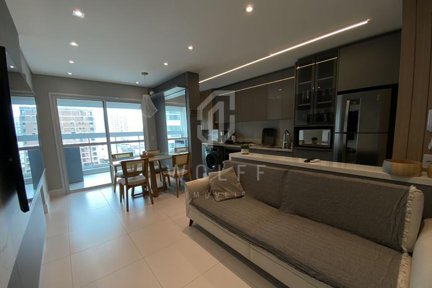 JD1463 - Apartamento Mobiliado com Linda Vista Mar