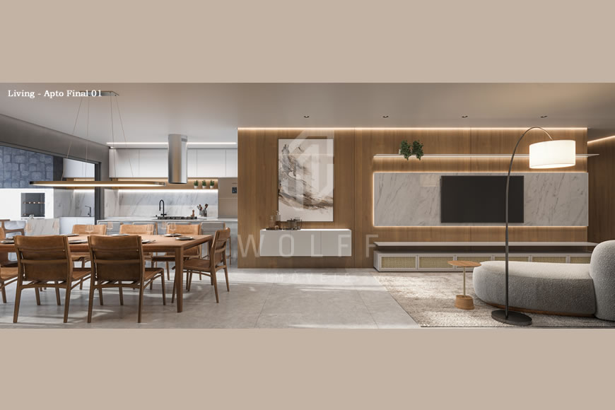 JD1485 - Apartamentos com Design Elegante no Centro