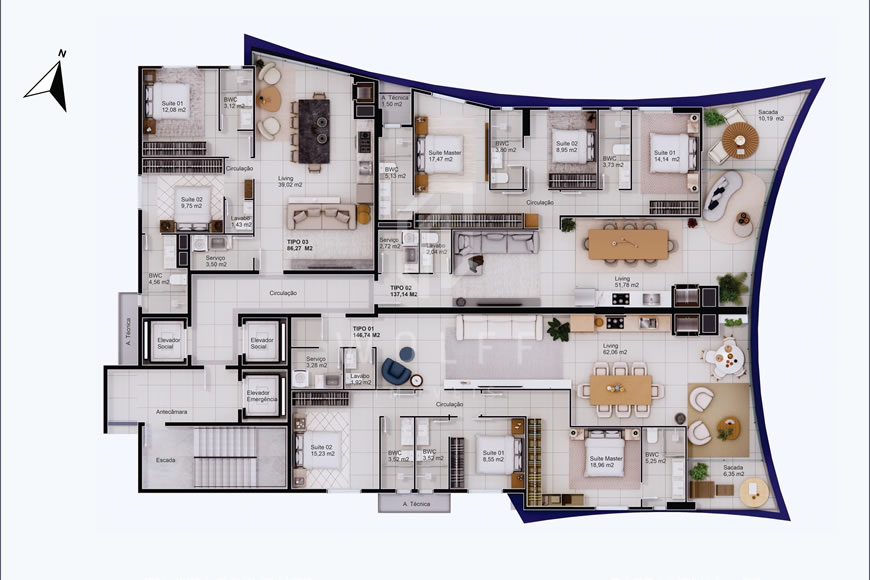 JD1486 - Pré-lançamento - Apartamentos com Projeto Singular