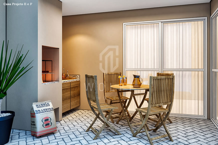 JD1487 - Condomínio Fechado de Casas no Centro