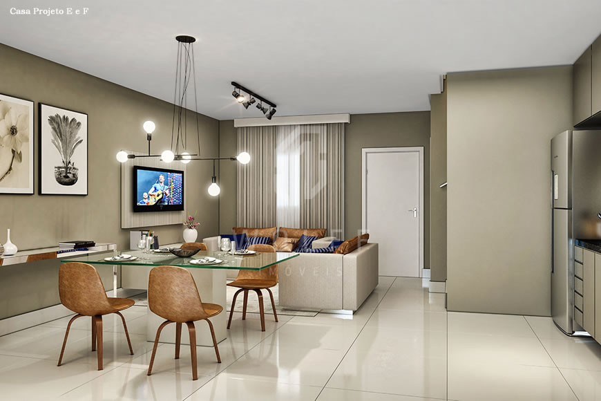 JD1487 - Condomínio Fechado de Casas no Centro