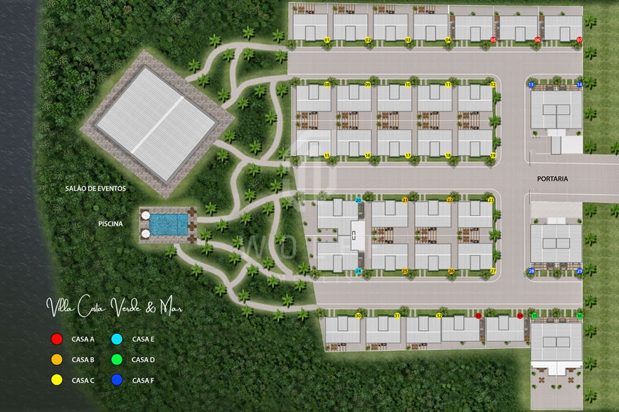 JD1487 - Condomínio Fechado de Casas no Centro