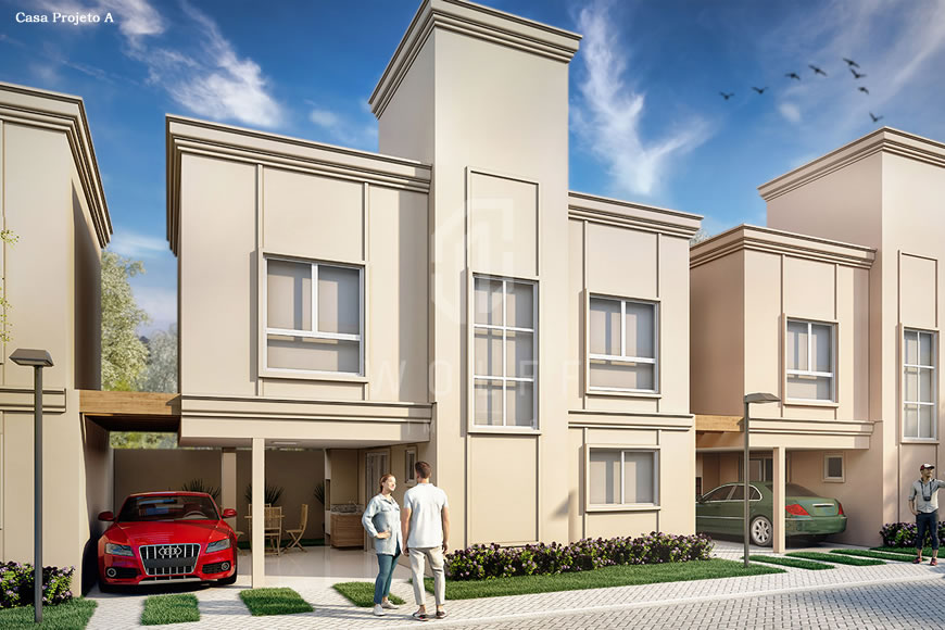 JD1487 - Condomínio Fechado de Casas no Centro