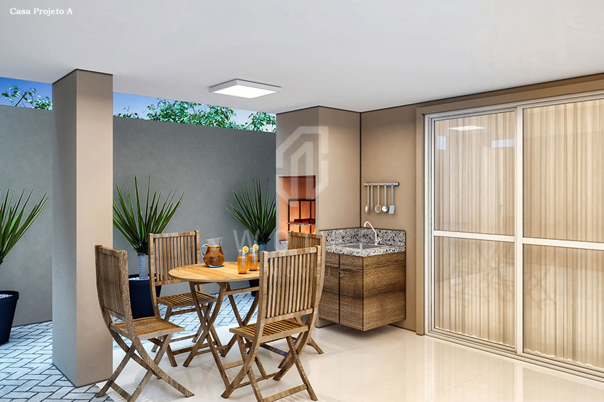 JD1487 - Condomínio Fechado de Casas no Centro