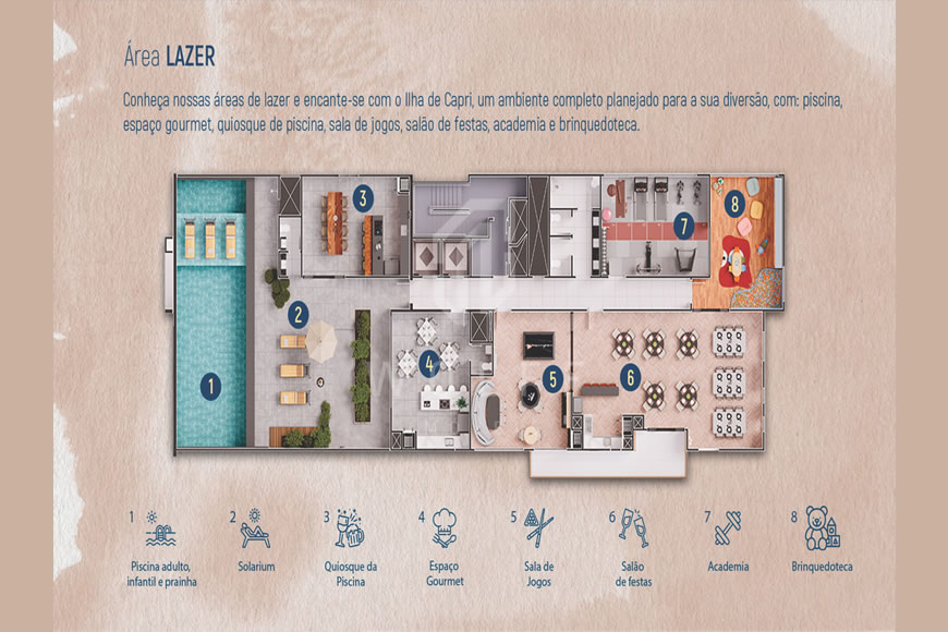 JD1491 - Ilha de Capri - Apartamentos com Ótima Localização