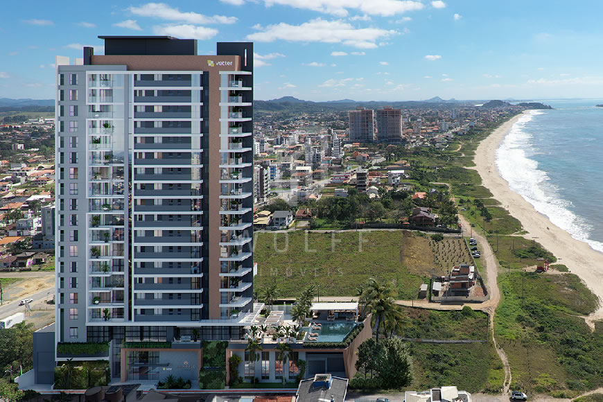 JD1495 - Apartamento de 03 suítes a apenas 50m da Praia