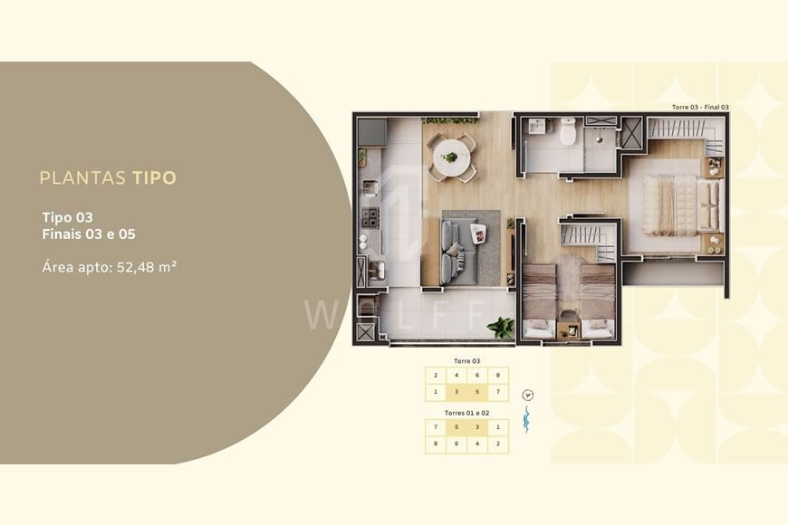 JD1498 - Apartamentos ideais para investimento