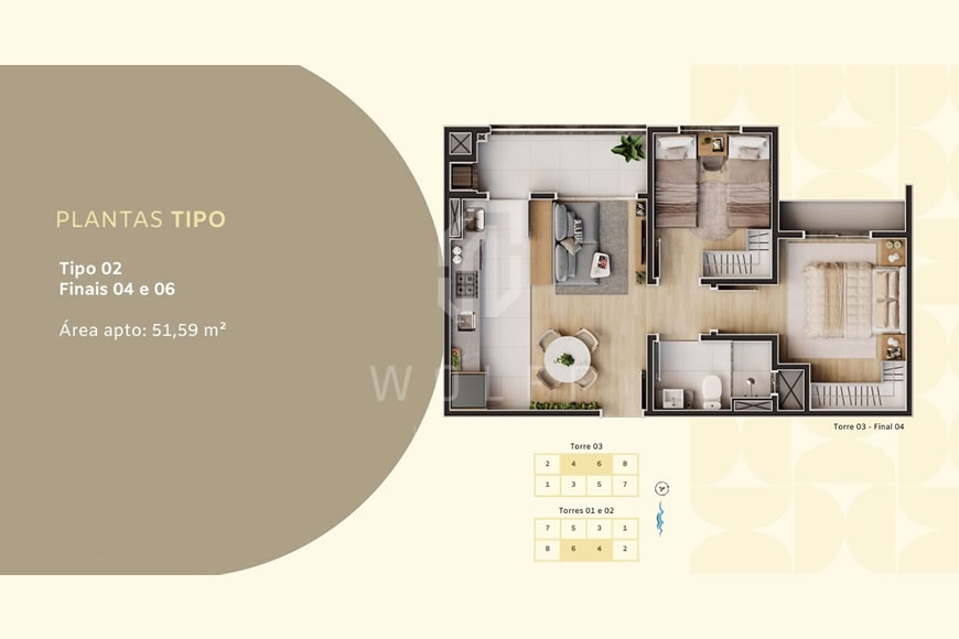 JD1498 - Morada do Sol - Apartamentos com Alta Rentabilidade