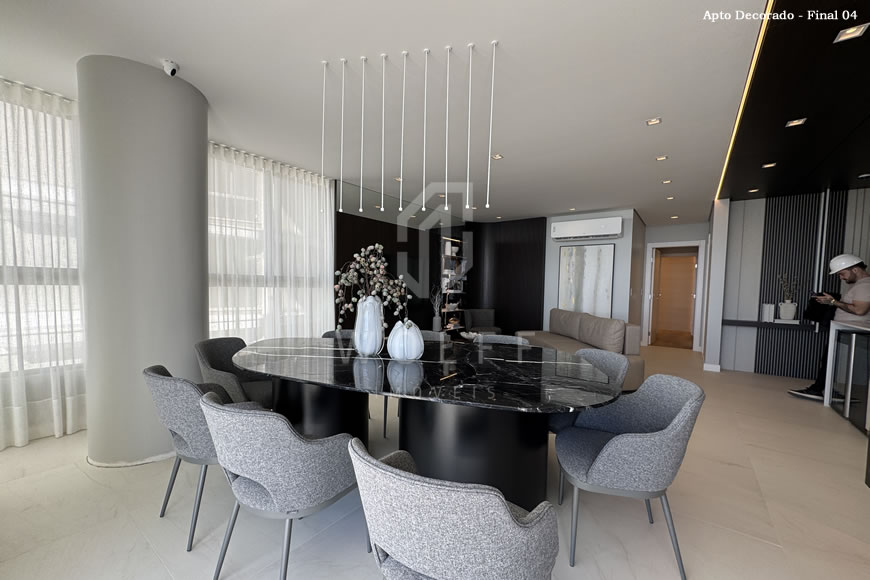 JD1502 - Apartamento Decorado com Sofisticação 