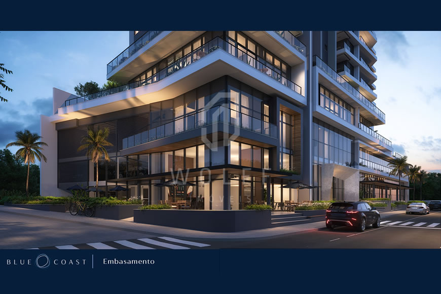 JD1503 - Blue Coast - Apartamento com Vista Mar de 02 suítes