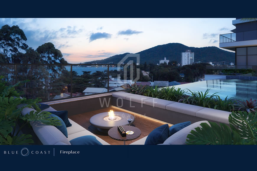 JD1503 - Blue Coast - Apartamento com Vista Mar de 02 suítes