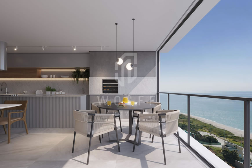 JD1504 -  Apartamento com Vista Mar no Bairro Itacolomi