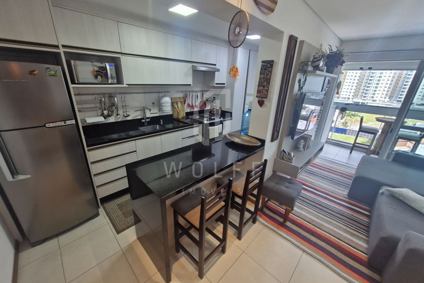 JD1507 - Bali Beach - Apartamento Mobiliado de 02 dormitórios