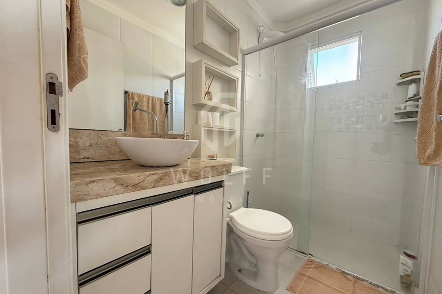 JD1509 - Palladium - Apartamento Semi-mobiliado no Centro