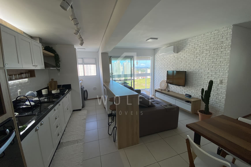 JD1513 - Bali Beach - Apartamento Mobiliado com Vista Mar
