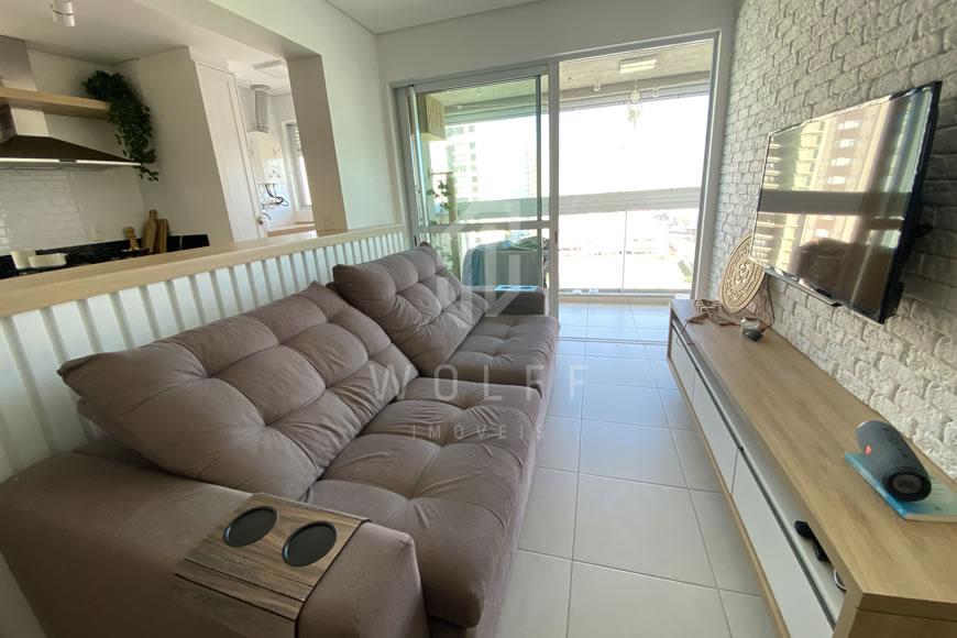 JD1513 - Bali Beach - Apartamento Mobiliado com Vista Mar