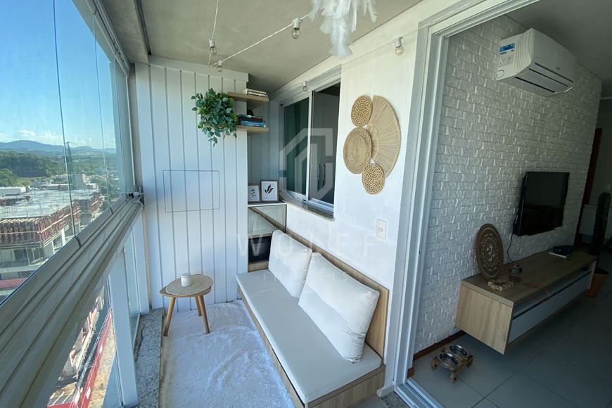 JD1513 - Bali Beach - Apartamento Mobiliado com Vista Mar